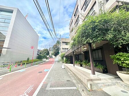 前面道路はきちんと整備されています