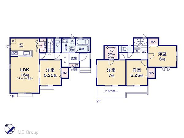 間取りを拡大表示
