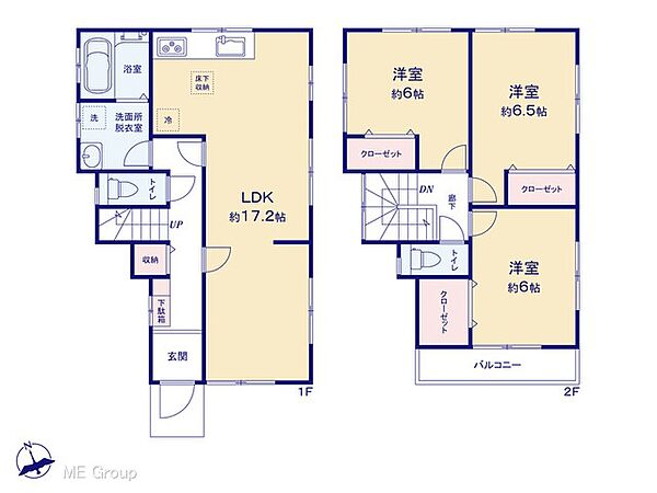 間取りを拡大表示