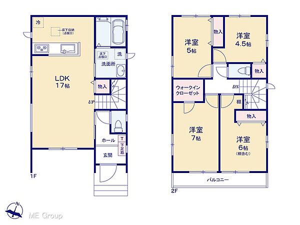 間取りを拡大表示