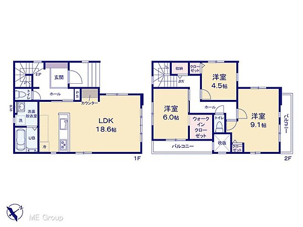 間取りを拡大表示