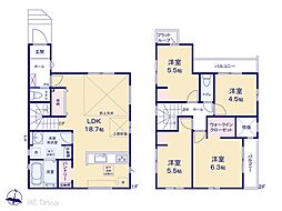 市川市宮久保1丁目　6期　新築一戸建て　全1棟