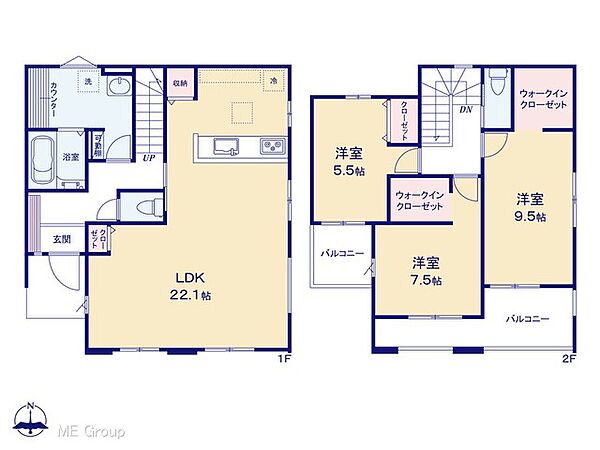 間取りを拡大表示
