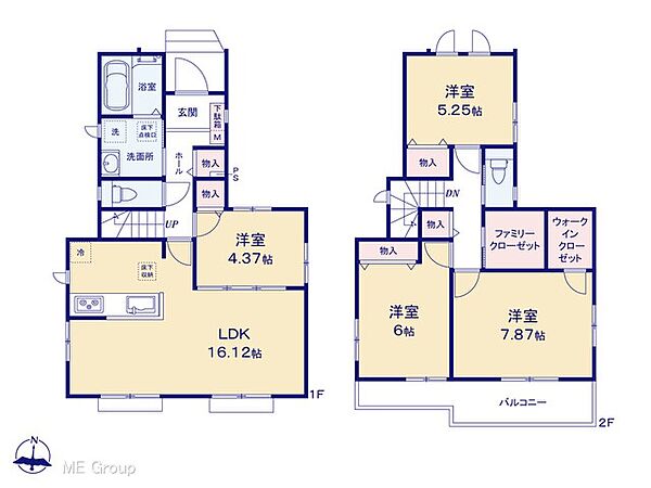 間取りを拡大表示