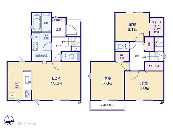 間取りを拡大表示