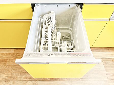 面倒な片づけは食洗機にお任せ!家事の負担が減って心と時間にゆとりができます。