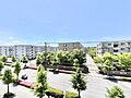 バルコニーから...