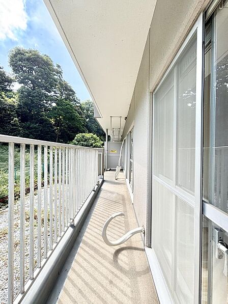 風通しの良いバルコニー