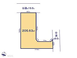 日高市四本木1丁目　土地　全2区画