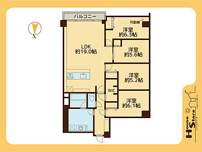 間取り：※図面と現況に相違がある場合は現況優先となります。 