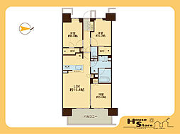 間取図画像 3LDK