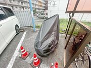 セキュリティ面にも配慮した駐輪場がございます
