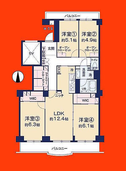 間取りを拡大表示