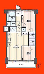 太洋マンション 2LDKの間取図画像