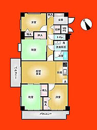 シャルマン南柏 4LDKの間取図画像
