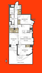 ダイアパレス新柏2 3LDKの間取図画像