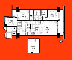京成サンコーポ市川 3LDKの間取図画像