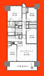 ユトリシア参番街 4LDKの間取図画像