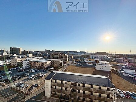 空を近くに感じられる眺望を楽しめます