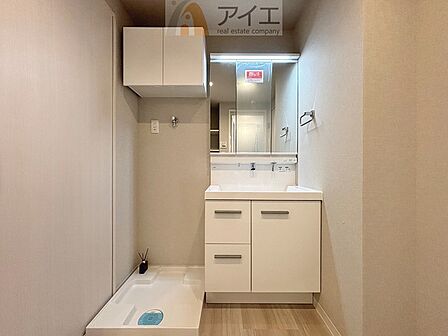 上質な洗面空間がゆとりの時間を演出
