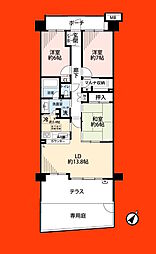 ソフィア松戸 3LDKの間取図画像