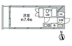 中銀高円寺マンシオン 1Kの間取図画像