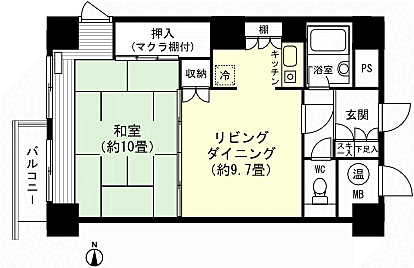間取りを拡大表示