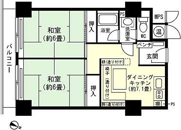 間取りを拡大表示