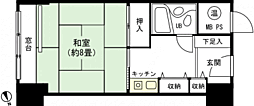 ライオンズマンション石打丸山 1Kの間取図画像