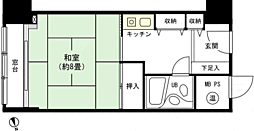 ライオンズマンション石打丸山 1Kの間取図画像