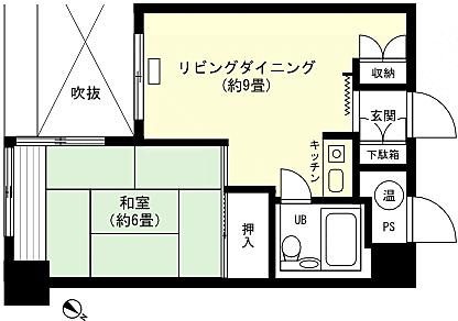 間取りを拡大表示