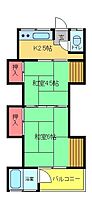 第一小川荘 9 ｜ 東京都足立区大谷田２丁目6-7（賃貸アパート2K・2階・31.81㎡） その2