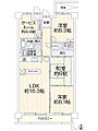 シティコーポ植田B棟2階2,499万円