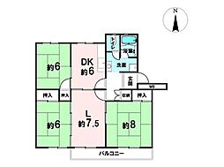 間取図画像 3LDK