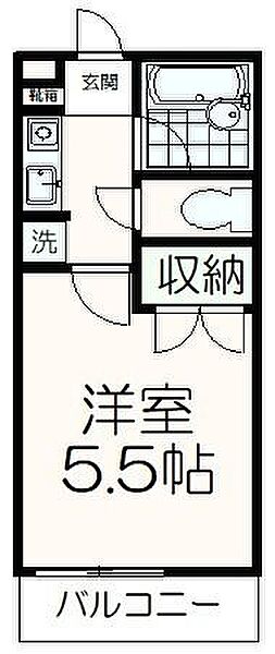 ヴィラフラット 105｜東京都多摩市鶴牧2丁目(賃貸アパート1R・1階・18.84㎡)の写真 その2