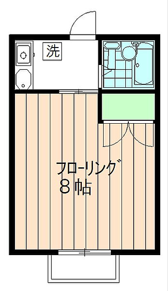 アサヒコーポ 206｜東京都八王子市大塚(賃貸アパート1K・2階・20.00㎡)の写真 その2