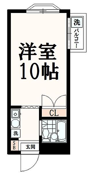 ジュネス鹿島 111｜東京都八王子市鹿島(賃貸マンション1K・1階・25.00㎡)の写真 その2