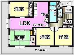 間取図画像 4LDK