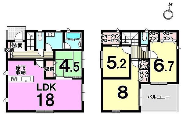 間取りを拡大表示