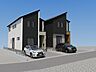 外観：【福岡市博多区月隈　新築戸建て】■月隈小学校まで歩12分■全居室南向きの明るい間取