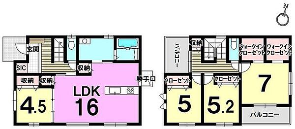 間取りを拡大表示