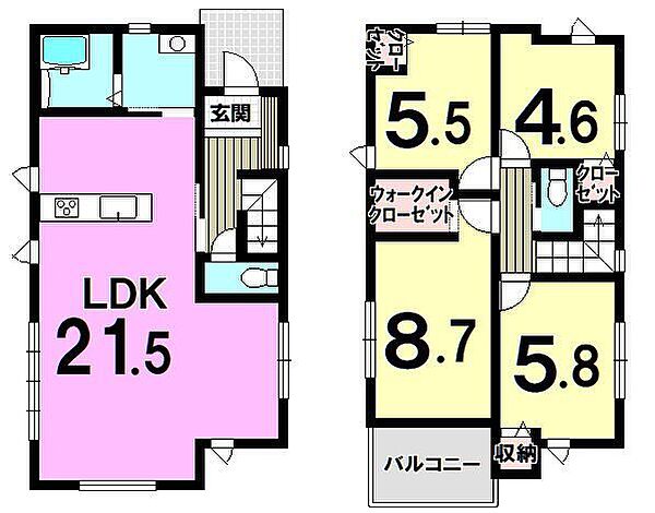 間取りを拡大表示