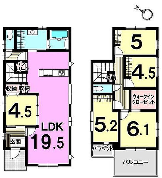 間取りを拡大表示