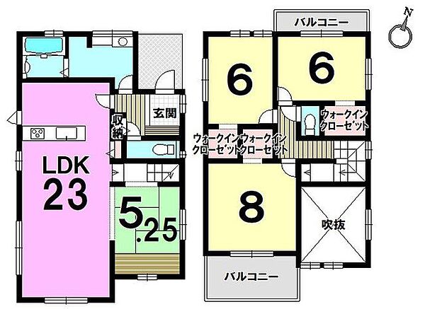 間取りを拡大表示
