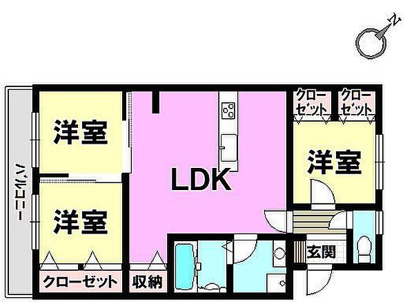 間取りを拡大表示