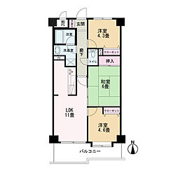 間取図画像 3LDK