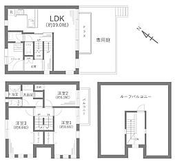 ガーデンハウス湘南 3LDKの間取図画像