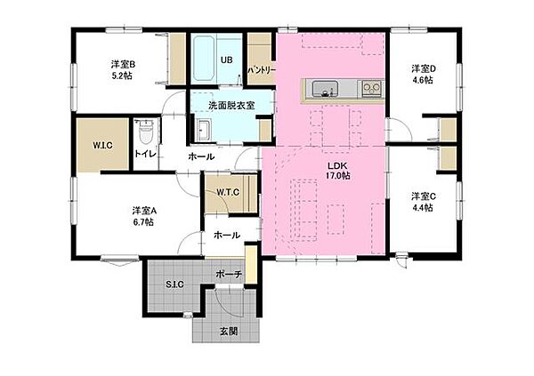 間取りを拡大表示