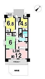 間取図画像 3LDK