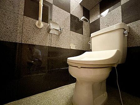 落ち着いた雰囲気のトイレです。